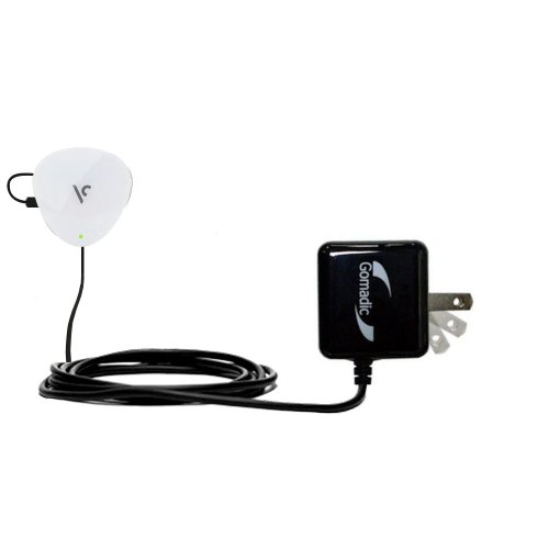 Gomadic High Output Home Wall AC Charger designed for the Voice Caddie VC300 with Power Sleep technology - Intelligently designed with Gomadic TipExchange