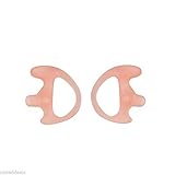 2 Right Small FLESH FLEXIBLE SEMI CUSTOM EAR MOLD INSERT RUBBER GEL EARPIECE Police Patrol Duty Gear