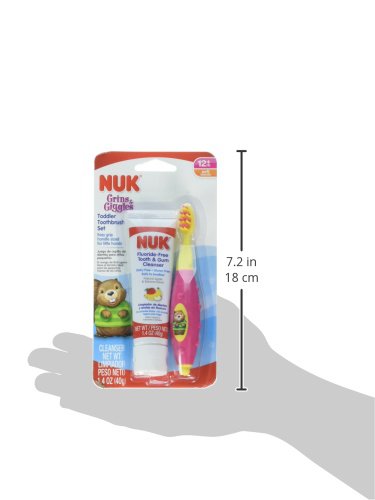 4 NUK+Giggles+Toddler+Toothbrush+Cleanser
