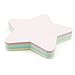 Star Sticky Notes - 1000 Sheets Mixed 4 Color Bulk Sale Sticky Memo Post Memo Note Tape Self Stick Notes for Office/School/Home