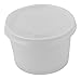 100 Count Deli Containers Durable Food Storage Containers with Lids, Hot and Cold Disposable Containers Use for Frozen Desserts, Soups, or Any Food of Your Choice (4oz)