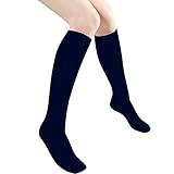 Basico Girls Kid's 12 Pack School Uniform Knee High Socks