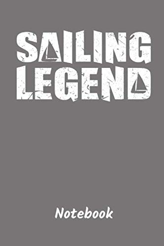 Sailing Legend Notebook: 120 Pages College Ruled - Lined | 6 x 9" (Catamaran Sailing Notebooks Collection - Journal, Note Pad, Diary, Composition Book, Sketchbook)
