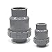 SHMONO 3/4’’ PVC Check Valve, Ball-Type Control Devices, Single Union Ball Check Valve, Socket [Available 1'',1.25'',1.5'',2'']