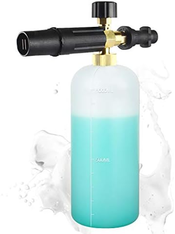 Wilteexs ケルヒャー用フォームガン 爆安 泡洗車 Karcher K2 K7に対応 カーシャンプ プラスチックバージョン 日本語説明書 1年間保証 高発泡 正規品 高圧洗浄機