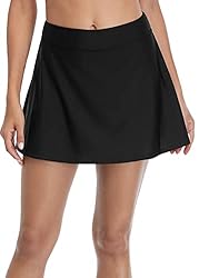 beautyin Women Black Swimming Suit Bottoms Skirt