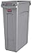 Rubbermaid Commercial Products Slim Jim Plastic Rectangular Trash/Garbage Can With Venting Channels, 23 Gallon, Gray (Fg354060Gray) primary