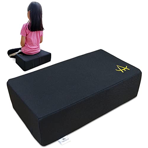 Agsnilove Meditation Cushion Yoga Bolster Pillow Thick High Density Foam Floor Seating Cushion for Yoga Meditation Living Room Sofa Balcony Outdoor