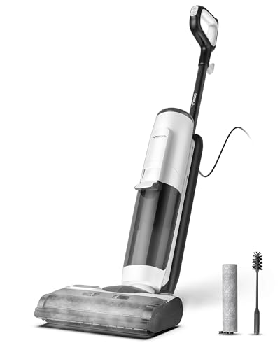 Tineco Floor ONE S5 STEAM Smart Nass-Trocken-Staubsauger, Nass Trockensauger mit Kabel, mit LED Anzeige iLoop Selbstreinigung Wischsauger Dampfreinige