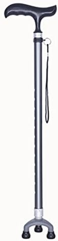 ChaoYi Folding Height Adjustable Walking Stick With Smart Wood Handle