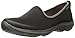 Crocs Women's Busy Day Stretch Skimmer Flat, Black/Graphite, 8 M US
