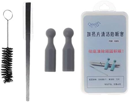 1Set Silicone Plug Blade Cleaning Brush Tools Clean Protector Kit compatible with IQOS 2.4/IQOS 3.0 Heater Electronic Cigarette Accessories