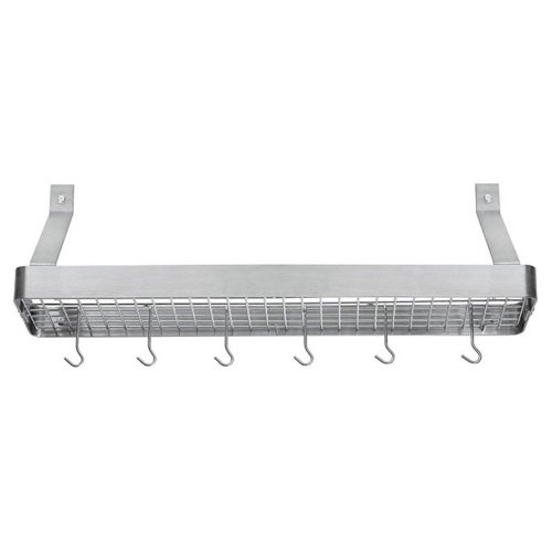 Cuisinart CRBS-36MBK Chef's Classic 37-Inch Rectangular Wall-Mount Bookshelf Rack, Matte Black 1 Cuisinart CRBS-36MBK Chef's Classic 37-Inch Rectangular Wall-Mount Bookshelf Rack, Matte Black