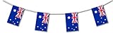 Party Deco Australia Plastic Flag Bunting 17ft