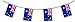 Party Deco Australia Plastic Flag Bunting 17ft
