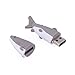 HDE USB Flash Drive 8GB USB 2.0 Storage Device Novelty Animal Shaped Drive for Desktop and Laptop Computers (8 GB, Shark)