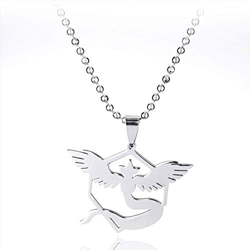 JWBOSS Popular Game Pokemon Go Stainless Steel Team Pendant Necklace for Fans