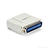StarTech.com Serveur d'impression en réseau parallèle 1 port 10/100 Mbps - Adaptateur de serveur d'impression Ethernet Centronics rapide - Windows 10 (PM1115P2)