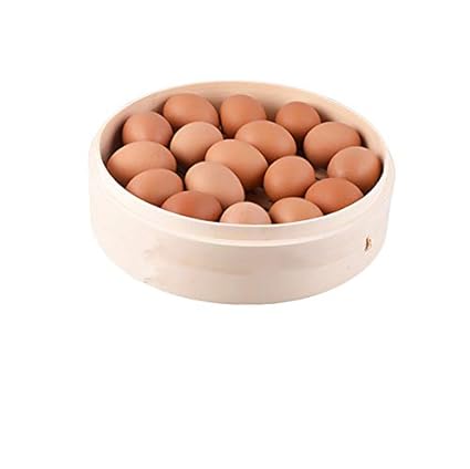 Küchenhandwerk, orientalischer zweischichtiger Bambusdampfer und Deckel aus der Welt,B,27cm/10.63inch