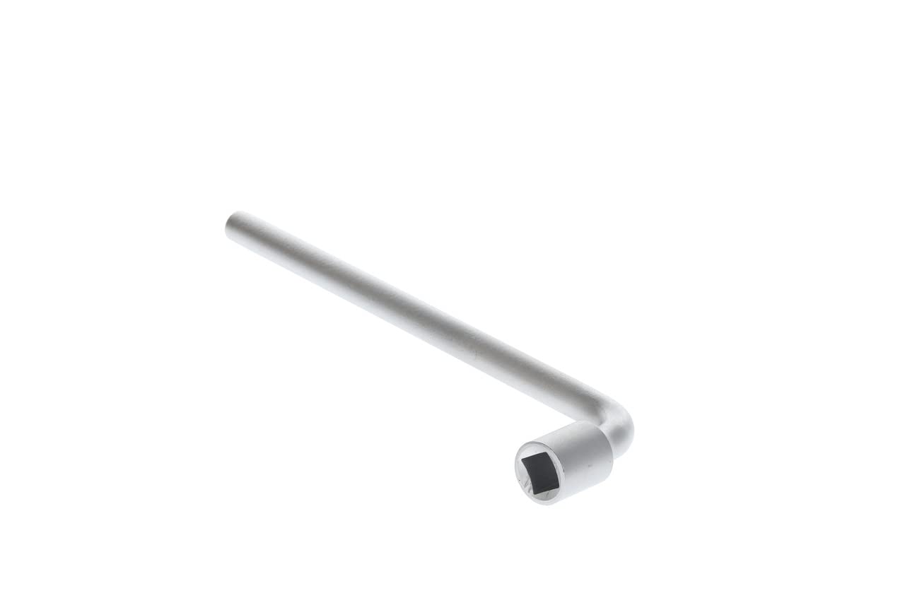 GEDORE Socket spanner, rounded, 13 mm, square, 230 mm long, Tool for nuts bolts automotive, 25 V 13, Chrome-plated steel