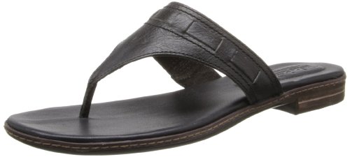 Timberland Women's Darien Woven TH Fisherman Sandal,Black,5.5 M US