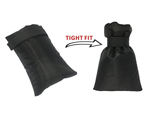 Outdoor Winter Faucet Cover Freeze Protection Socks With Upgraded Materials Set of 2(Black)