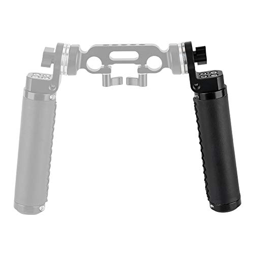NICEYRIG Camera Rosette Handle (M6 Thread Diameter 31.8mm) Leather Applicable 15mm Shoulder Rig Rod Support System