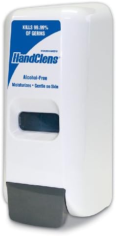 HandClens Alcohol-Free Instant Hand Sanitizer Manual Dispener for 1000ML Cartridges, 1.35-Pound Box