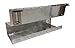 Backyard Life Gear Side Table Bottle Holder, Diamond Plate Aluminum for Blackstone Griddles (3 Bottle)