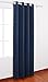 Deconovo Grommet Window Curtain Blackout Curtain for Nursery Room 52 Inch by 84 Inch Navy Blue 1 Panel