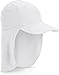 Coolibar UPF 50+ Kids' Surfs Up All Sport Hat - Sun Protective (Large/X-Large- White)