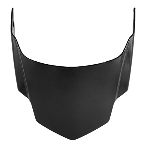 uxcell Black ABS Plastic Rear Spoiler Cover Mudguard Tail Brake Light Guard for BWS