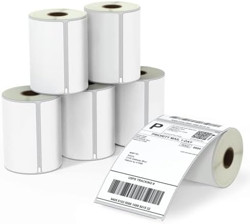 BETCKEY - Compatible DYMO 1744907 (4 x 6