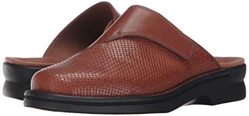CLARK'S Women's Patty Tayna Mule, Dark Tan Leather, 8.5 M US