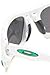 Oakley Men's OO9171 Racing Jacket Sport Sunglasses, Matte White Frame/Jade Iridium Lens, 62 mm