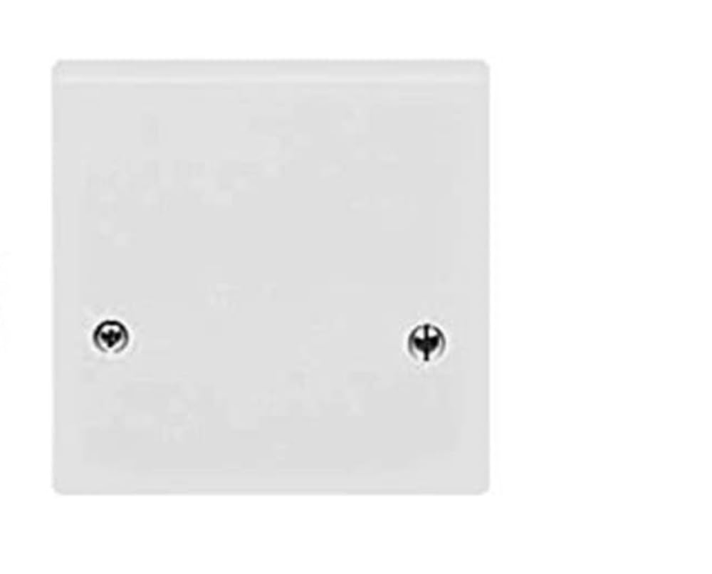 Merriway BH04524 45amp Cooker Outlet Plate White