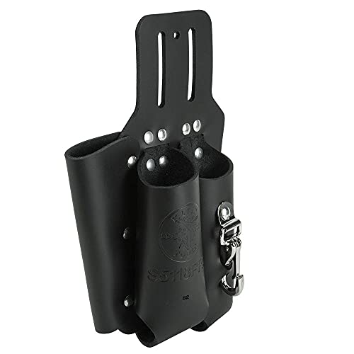 Klein Tools S5118PRS Leather Tool Holder with 3 Pockets for Pliers