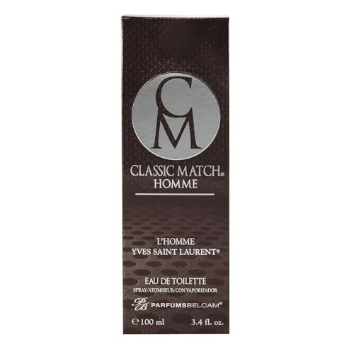 Parfums Belcam Classic Match Homme, our version of a Prestige Designer Eau de Toilette Spray, 100 ml