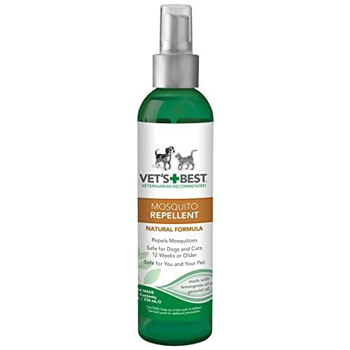 Vet's Best Natural Mosquito Repellent Spray for Dogs and Cats, 8 oz 80