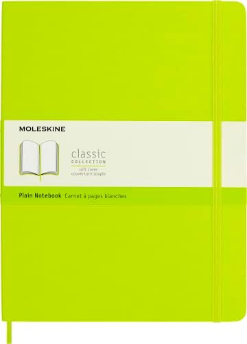 Amazon.com : Moleskine Classic Notebook, Large, Plain, Lemon Green