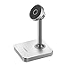 UGREEN Magnetic Desk Phone Mount Tabletop Stand Cell Phone Holder Compatible for iPhone X 8 Plus 7 6S 6 5, Google Pixel, Samsung Galaxy S9 Plus S8 S7 Edge S6 Smartphone (Silver)