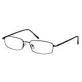 EyeBuyExpress Rectangle Black Reading Glasses