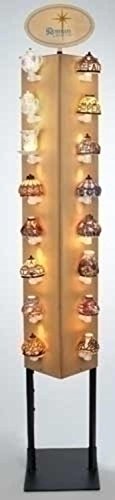 Download Ceramic Stained Glass Window Style Night-Light Assortment with Retail Display
