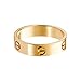 Teresa Luxury Shine Celebrity Love Gold-Plated Band Ring for Women
