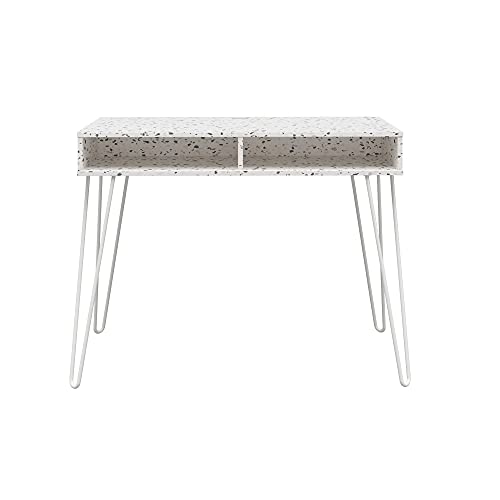 Novogratz Athena Computer Desk with Storage, Terrazzo Pricepulse