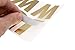 Large Gold Foil Letter Wall Stickers, Arts and Craft Supplies (2 x 2.5 in, 74 Pieces)