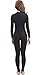 speerise Women's Jumpsuits Long Sleeve Zipper Turtleneck One Piece Bodycon for Yoga Clubwear