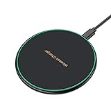 Wireless Charger, Qi Wireless Charging Pad for iPhone X/iPhone 8/8 Plus, Fast Wireless Charger for Samsung Galaxy S8/ S8+/ S7 / S7 edge / S6 edge+, and Note 5 [No AC Adapter]
