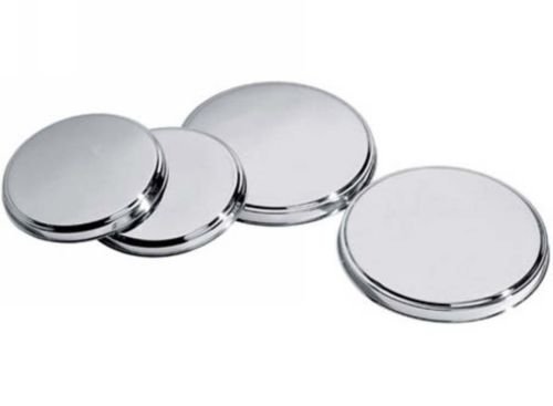 4 Piece Stainless Steel Hob Cover Protector Lid Set (Silver)