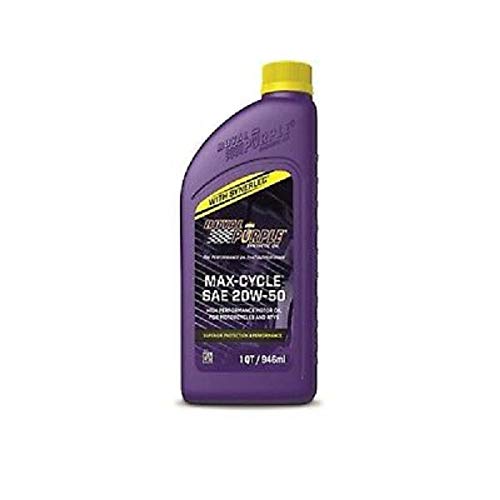 Royal Purple 06315-6PK Max-Cycle 10W-40 High Performance Synthetic Motorcycle Oil - 1 qt. (Case of 6)